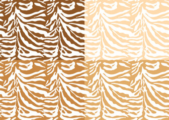 Animal seamless pattern design,Collection of print skins. Predators. Cheetah, Giraffe, Tiger, Zebra, Leopard, dalmatian, cattle, Jaguar. Printable Background. Vector illustration.