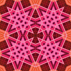 Square seamless patterns. Woven wonderful digital patterns. Modern fashion. Kaleidoscope