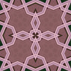 Square seamless patterns. Woven wonderful digital patterns. Modern fashion. Kaleidoscope