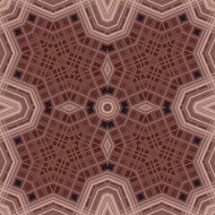 Square seamless patterns. Woven wonderful digital patterns. Modern fashion. Kaleidoscope