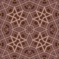 Square seamless patterns. Woven wonderful digital patterns. Modern fashion. Kaleidoscope