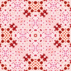 Square seamless patterns. Woven wonderful digital patterns. Modern fashion. Kaleidoscope