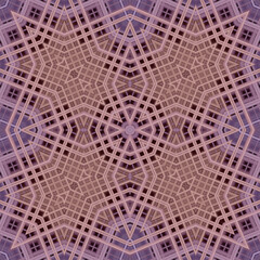 Square seamless patterns. Woven wonderful digital patterns. Modern fashion. Kaleidoscope