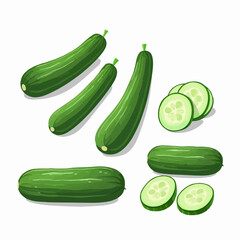 An adorable pack of cucumber stickers to decorate your planners and notebooks.