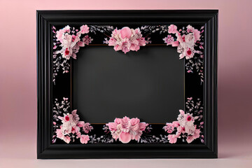 Vintage Floral Frame - A Delicate Touch for Your Greeting Cards