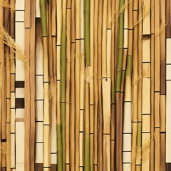 bamboo background texture (Generative AI)