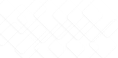 Abstract white and gray square lines and technology modern background. Abstract geometric smooth square shape with soft shadow background, template and banner design.