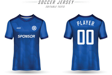 vector soccer jersey template sports shirt design ready to print