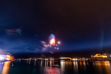 Lights up in the sky: fireworks festival