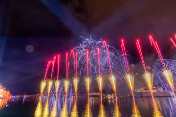 Lights up in the sky: fireworks festival