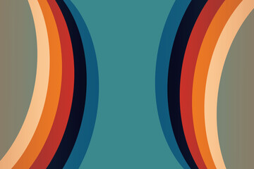 70s Retro wave background palette Color Scheme