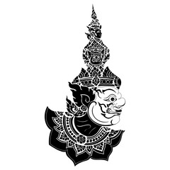 Ramayana painting, Hindu gods rama, Ravana mask crown  in Ramayana Mahabharata literature, The Demon King Ravana, Mahabharata warrior, transparent background PNG