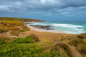 Coastal sceneries, Philip Island Nature Park, Cape Woolamai, Phillip Island, south-southeast of...