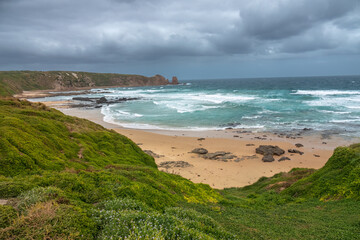 Coastal sceneries, Philip Island Nature Park, Cape Woolamai, Phillip Island, south-southeast of...