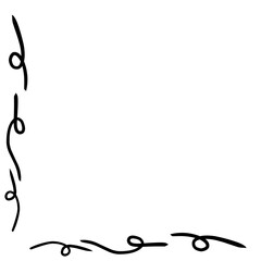 Doodle Corner Border 