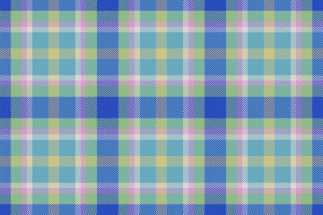 Tartan check fabric. Textile vector plaid. Texture seamless background pattern.
