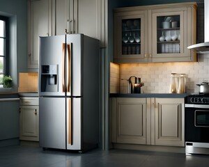 AI Generated Modern kitchen interior