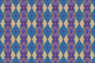 Seamless batik pattern,geometric tribal pattern,it resembles ethnic boho,aztec style,ikat style.luxury decorative fabric pattern for famous banners.designed for use fabric,curtain,carpet,Batik