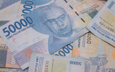 50,000 thousand Indonesian rupiah banknotes