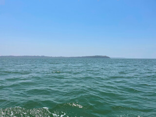 Fototapeta premium blue sea and sky