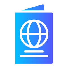 passport gradient icon