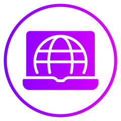 global gradient icon