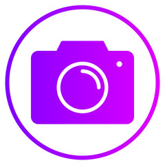 photograph gradient icon