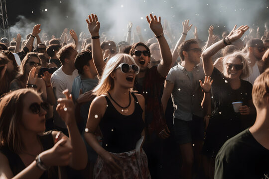 At the concert