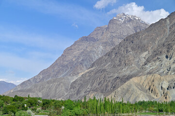 Nature Scenery of Gupis Valley in Northern Pakistan