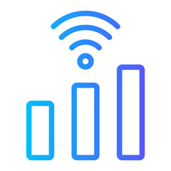 wifi gradient icon
