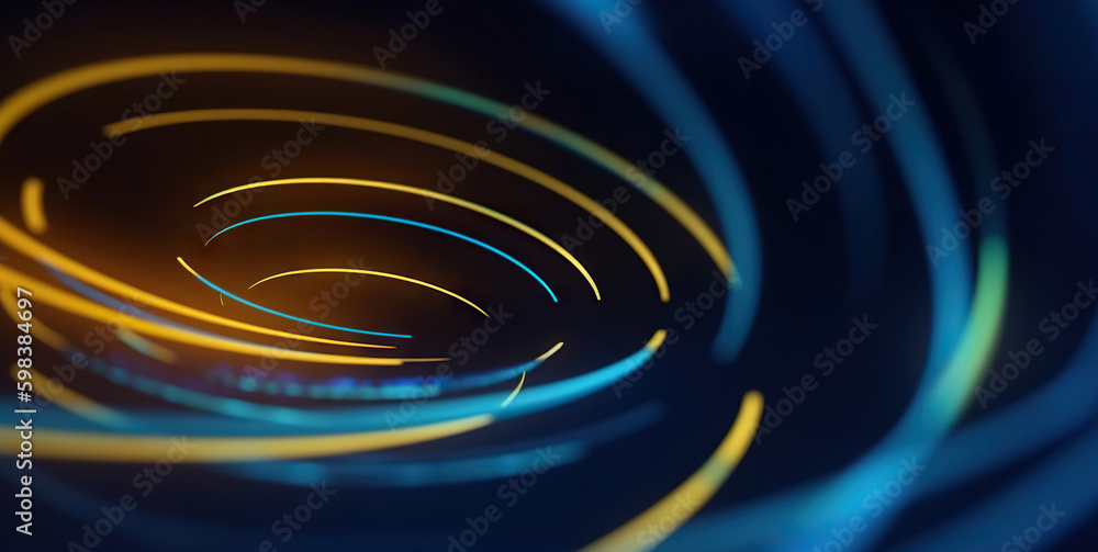 Poster modern digital abstract 3d background. copy space. based on generative ai