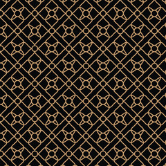 abstract seamless mashrabiya pattern with black bg.