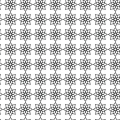 abstract seamless mashrabiya flower pattern.