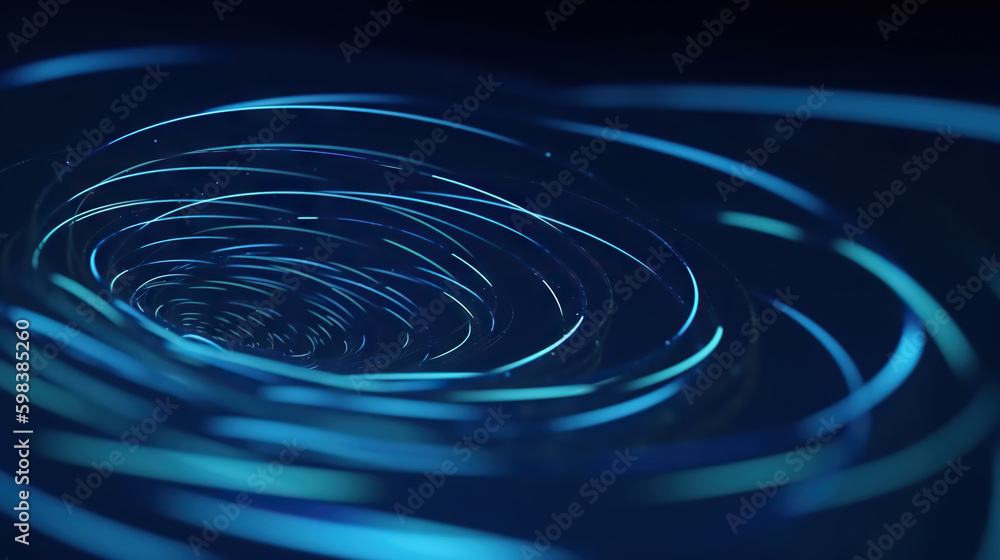 Poster modern digital abstract 3d background. copy space. based on generative ai