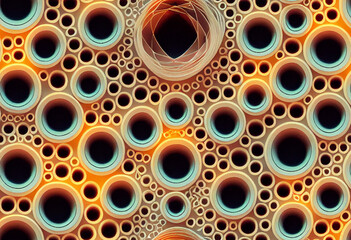 Seamless Quilled Paper Art