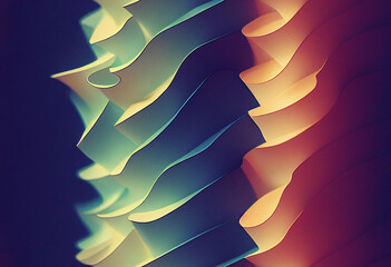 Seamless Quilled Paper Art