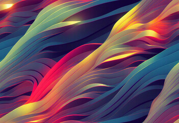 Obraz premium Seamless Quilled Paper Art