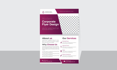 Modern and Creative Professional Unique Corporate Business Flyer Template