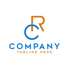 Letter RC logo design vector