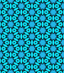 Fototapeta premium Multi color seamless abstract pattern. Background and backdrop. Multi Colored. Colorful ornamental design. Colored mosaic ornaments. Vector graphic illustration. EPS10.