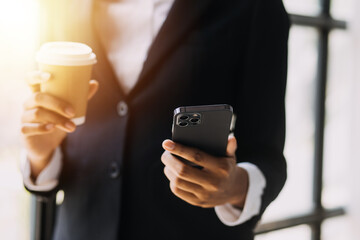 Financial analysts analyze business financial reports on a digital tablet planning investment project during a discussion at a meeting of corporate showing the results of their successful teamwork.
