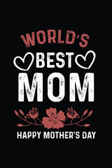 Mothers day t shirt vector design