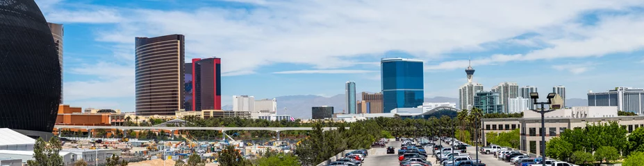 Tuinposter Las Vegas skyline © John