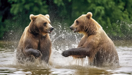 Obraz premium close up of a eagle in the branch, generative ai