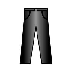 Pants icon on white.