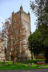 Church of the Annunciation in Chislehurst, Kent, UK.  Built in 1870, this church is located on...