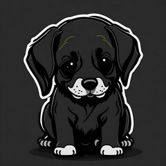 black labrador puppy