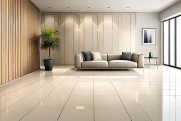 Fototapeta premium modern living room with sofa