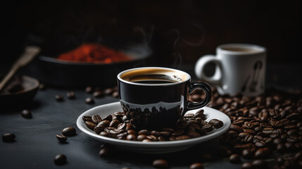 Fototapeta premium Coffee in the cup