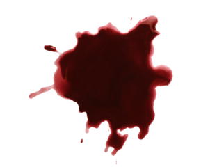 Blood drops cut out